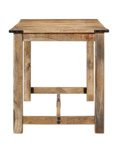 Tavolo da Pranzo 140x70x75 cm in Legno Massello di Mango