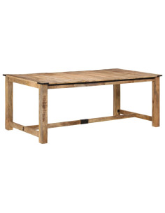Tavolo da Pranzo 200x100x75 cm in Legno Massello di Mango