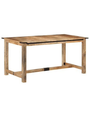 Tavolo da Pranzo 160x80x75 cm in Legno Massello di Mango