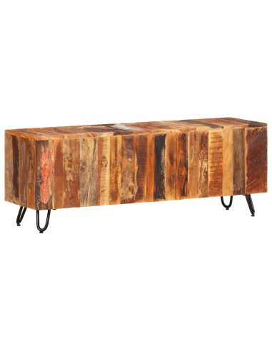 Mobile Porta TV 110x30x40 cm in Legno Massello Riciclato
