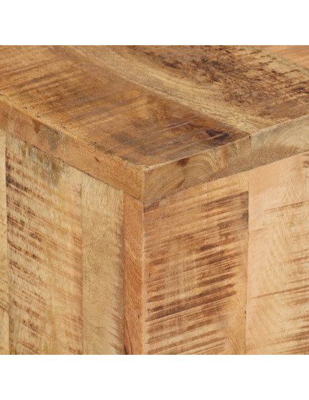 Mobile Porta TV 110x30x40 cm in Legno Massello di Mango