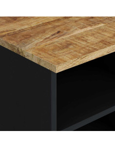 Mobile TV 80x33x46cm Legno Massello Mango e Legno Multistrato 2