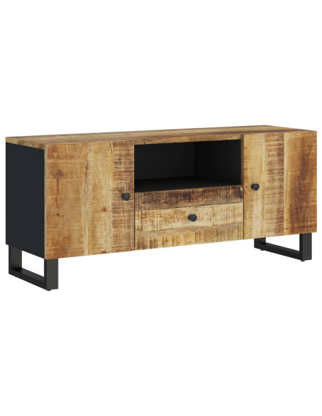 Mobile TV 105x33,5x46cm Legno Massello Mango Legno Multistrato