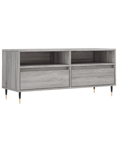 Mobile Porta TV Grigio Sonoma 100x34,5x44,5cm Legno Multistrato