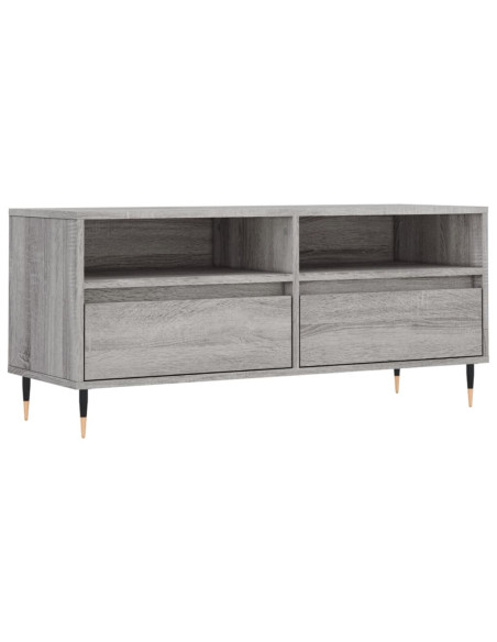 Mobile Porta TV Grigio Sonoma 100x34,5x44,5cm Legno Multistrato