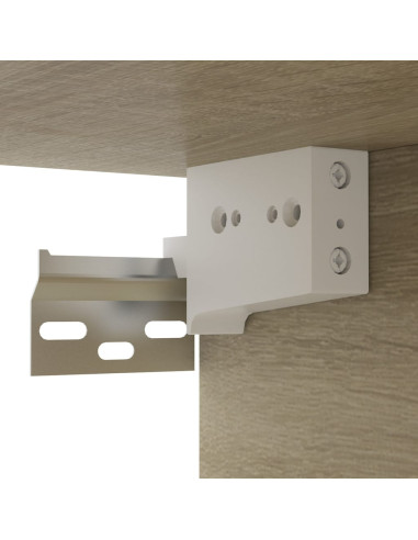 Set di Mobili Porta TV 8 pz Rovere Sonoma in Legno Multistrato