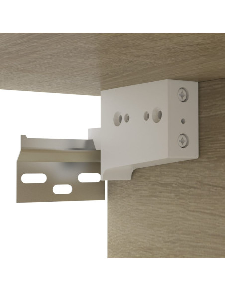 Set di Mobili Porta TV 8 pz Rovere Sonoma in Legno Multistrato