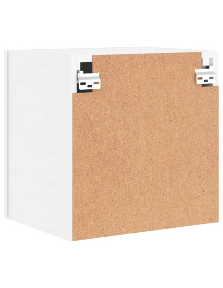 Mobile TV a Parete Bianco 40,5x30x40 cm in Legno Multistrato