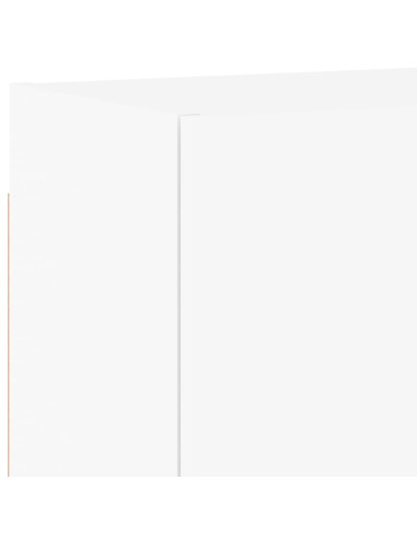 Mobile TV a Parete Bianco 40,5x30x40 cm in Legno Multistrato