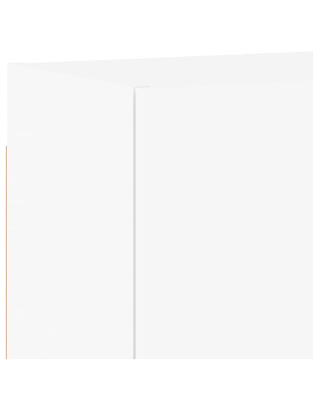 Mobile TV a Parete Bianco 40,5x30x40 cm in Legno Multistrato