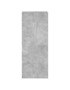 Mobile TV Parete Grigio Cemento 40,5x30x102cm Legno Multistrato