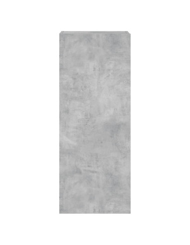 Mobile TV Parete Grigio Cemento 40,5x30x102cm Legno Multistrato