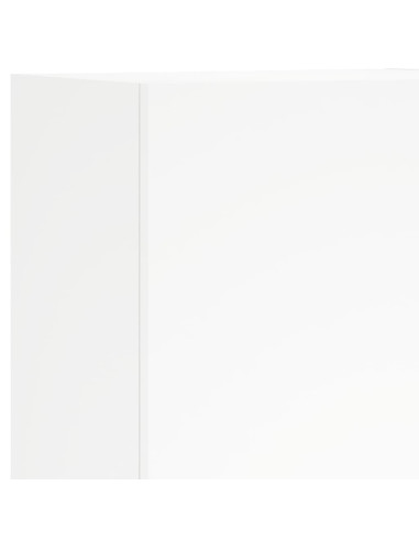 Mobili TV a Muro 5pz Bianchi in Legno Multistrato