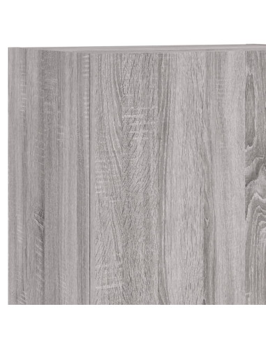Mobili TV a Muro 5pz Grigio Sonoma in Legno Multistrato