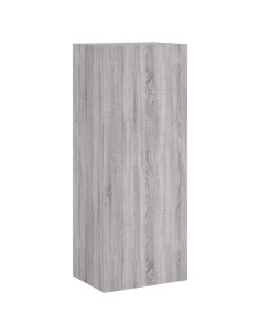 Mobili TV a Muro 5pz Grigio Sonoma in Legno Multistrato 2