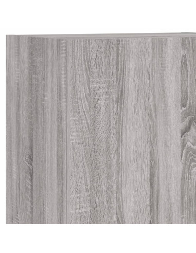 Mobili TV a Muro 5pz Grigio Sonoma in Legno Multistrato
