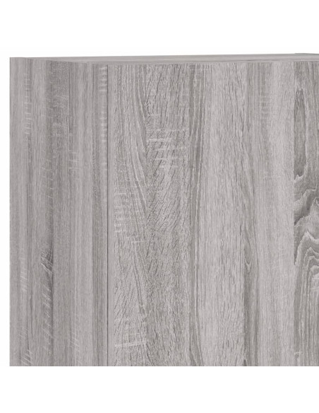 Mobili TV a Muro 5pz Grigio Sonoma in Legno Multistrato