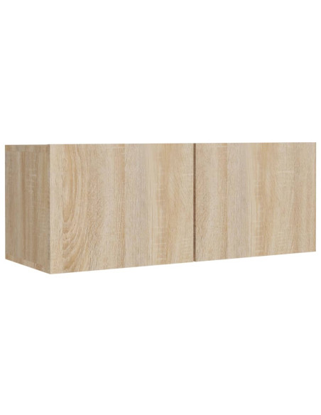 Set Mobili Porta TV 8pz Rovere Sonoma in Legno Multistrato