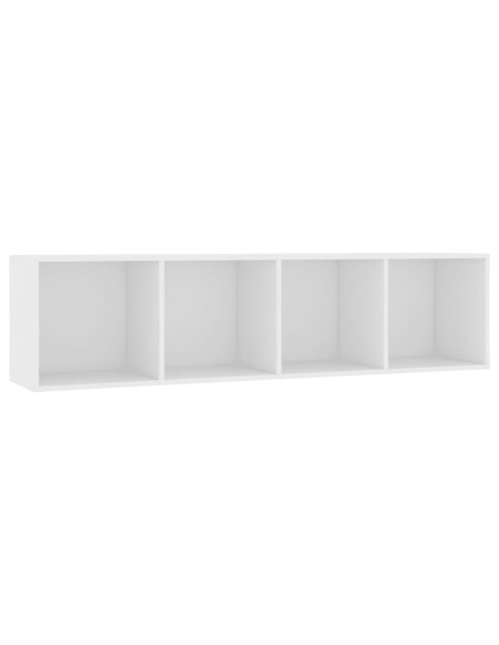 Libreria/Mobile TV Bianco 143x30x36 cm