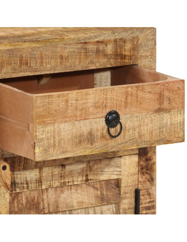 Credenza 110x30x65 cm in Legno Massello di Mango