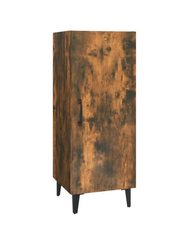 Credenza Rovere Fumo 34,5x34x90 cm in Legno Multistrato