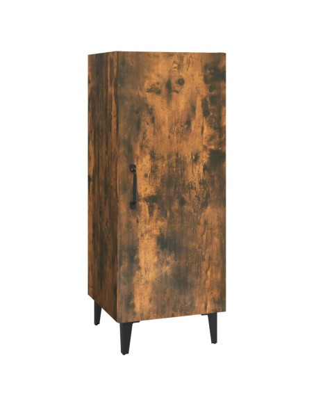 Credenza Rovere Fumo 34,5x34x90 cm in Legno Multistrato