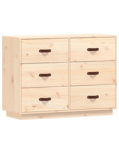 Credenza 100x40x75 cm in Legno Massello di Pino