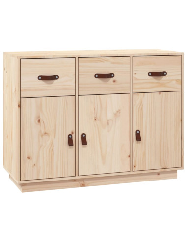 Credenza 100x40x75 cm in Legno Massello di Pino