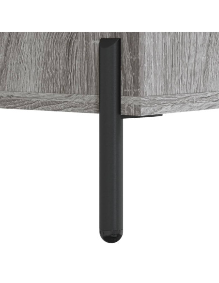 Credenza Grigio Sonoma 69,5x34x90 cm in Legno Multistrato