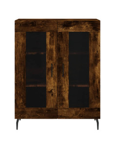 Credenza Rovere Fumo  69,5x34x180 cm in Legno Multistrato 2