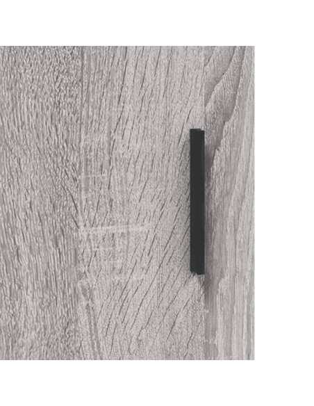 Credenza Grigio Sonoma 69,5x34x180 cm in Legno Multistrato