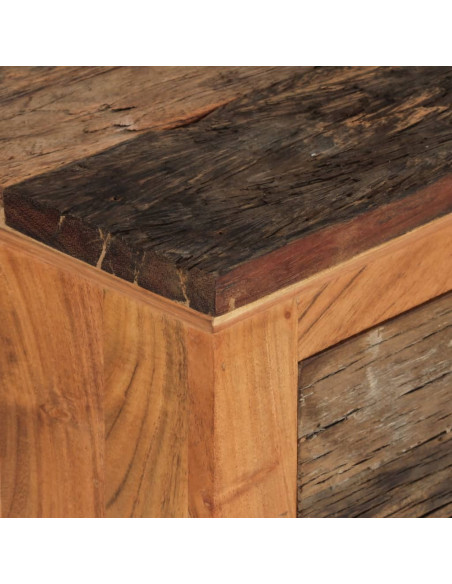 Credenza 55x33x75 cm in Legno Massello di Acacia