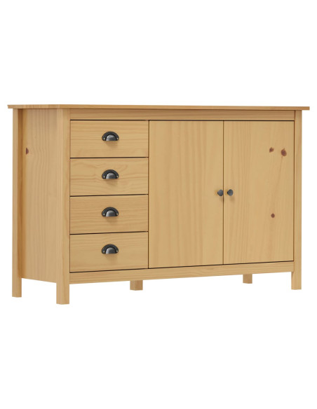 Credenza Hill Marrone ambra 130x40x80 cm in Legno di Pino