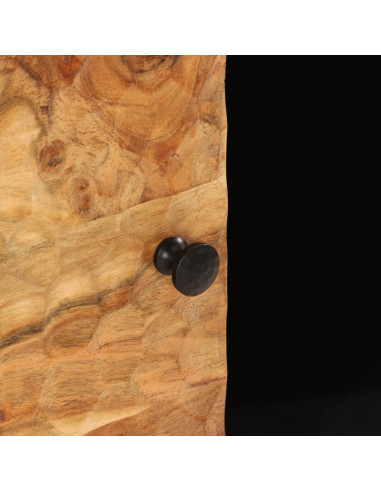 Credenza 80x33x75 cm in Legno Massello di Acacia