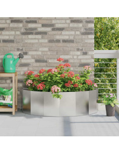 Fioriera Argento 120 x 60 x 35 cm Acciaio inossidabile