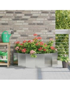 Fioriera Argento 120 x 60 x 35 cm Acciaio zincato