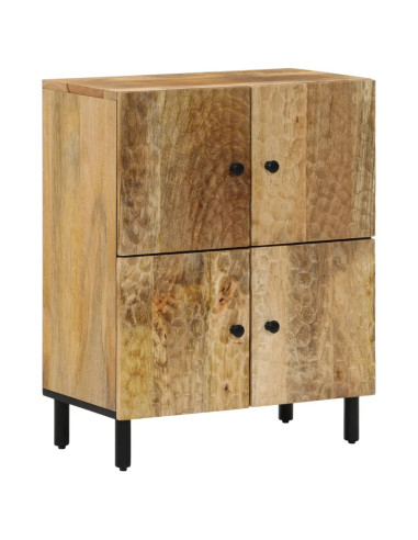 Credenza 60x33x75 cm in Legno Massello di Mango