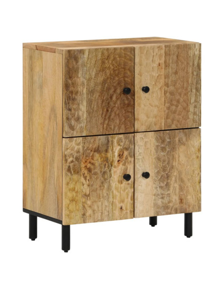 Credenza 60x33x75 cm in Legno Massello di Mango