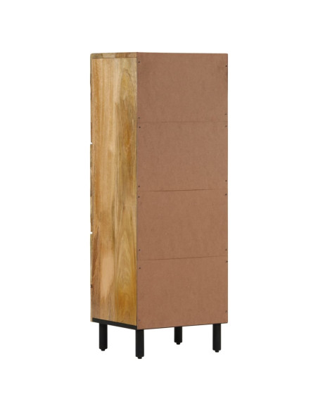 Credenza 40x33x110 cm in Legno Massello di Mango