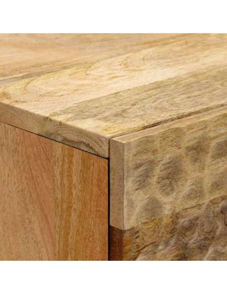 Credenza 40x33x110 cm in Legno Massello di Mango