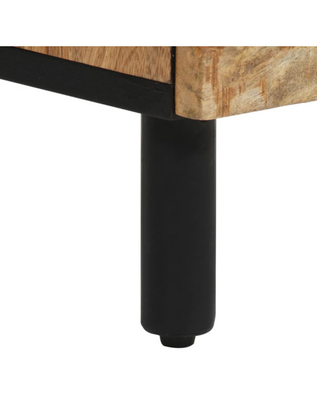 Credenza 40x33x110 cm in Legno Massello di Mango