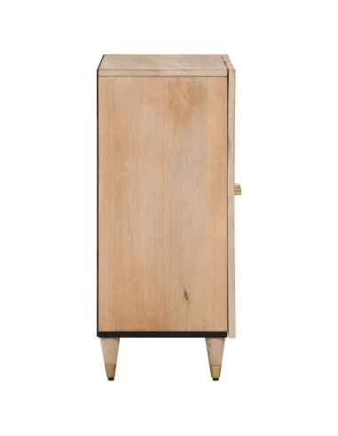 Credenza 60x33x75 cm in Legno Massello di Mango
