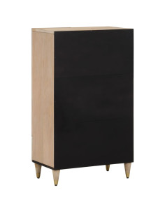 Credenza 60x33x110 cm in Legno Massello di Mango
