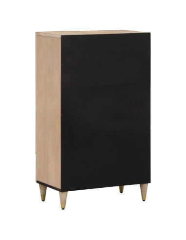 Credenza 60x33x110 cm in Legno Massello di Mango