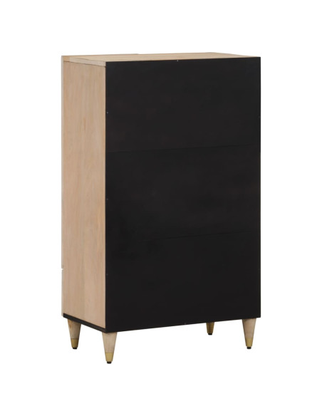 Credenza 60x33x110 cm in Legno Massello di Mango