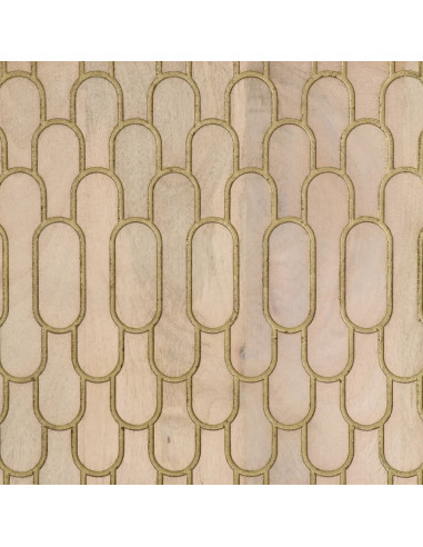 Credenza 60x33x110 cm in Legno Massello di Mango