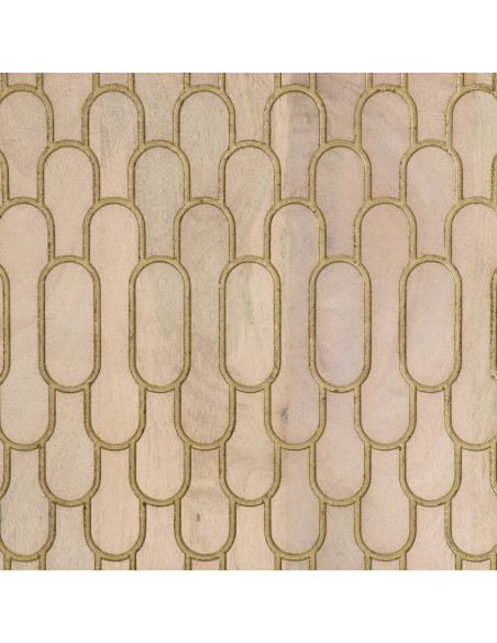 Credenza 60x33x110 cm in Legno Massello di Mango