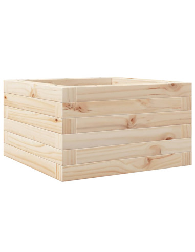 Fioriera da Giardino 40x40x23 cm in Legno Massello di Pino