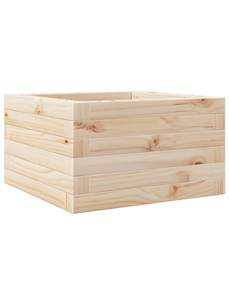 Fioriera da Giardino 40x40x23 cm in Legno Massello di Pino
