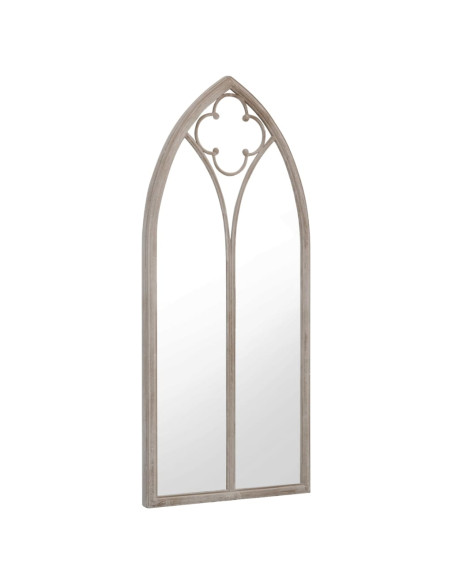 Specchio da Giardino Sabbia 100x45 cm in Ferro per Uso Esterno